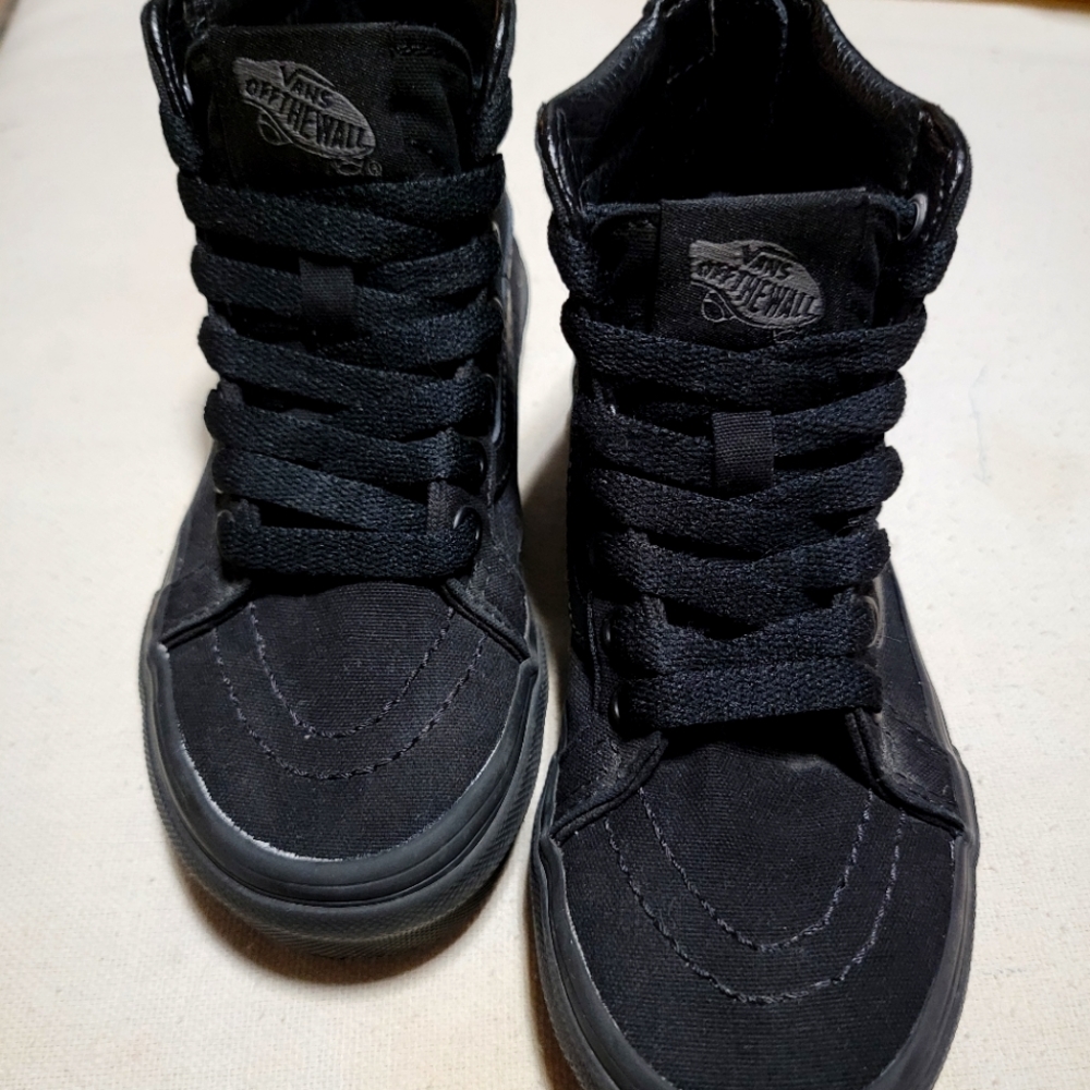 Vans Black Toddler Size 12.5 High Tops